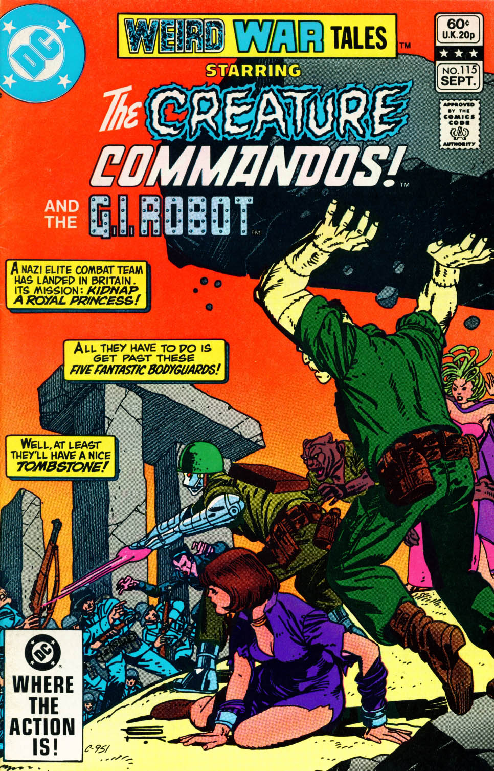 Read online Weird War Tales (1971) comic -  Issue #115 - 1