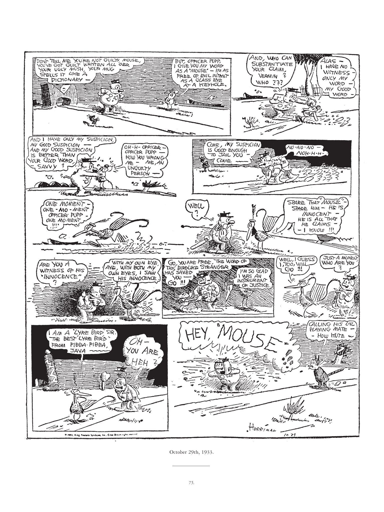 Read online Krazy & Ignatz comic -  Issue # TPB 8 - 74