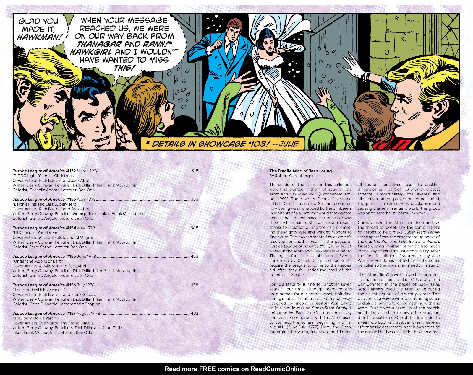 Justice League of America: The Wedding of the Atom and Jean Loring issue TPB (Part 1) - Page 4