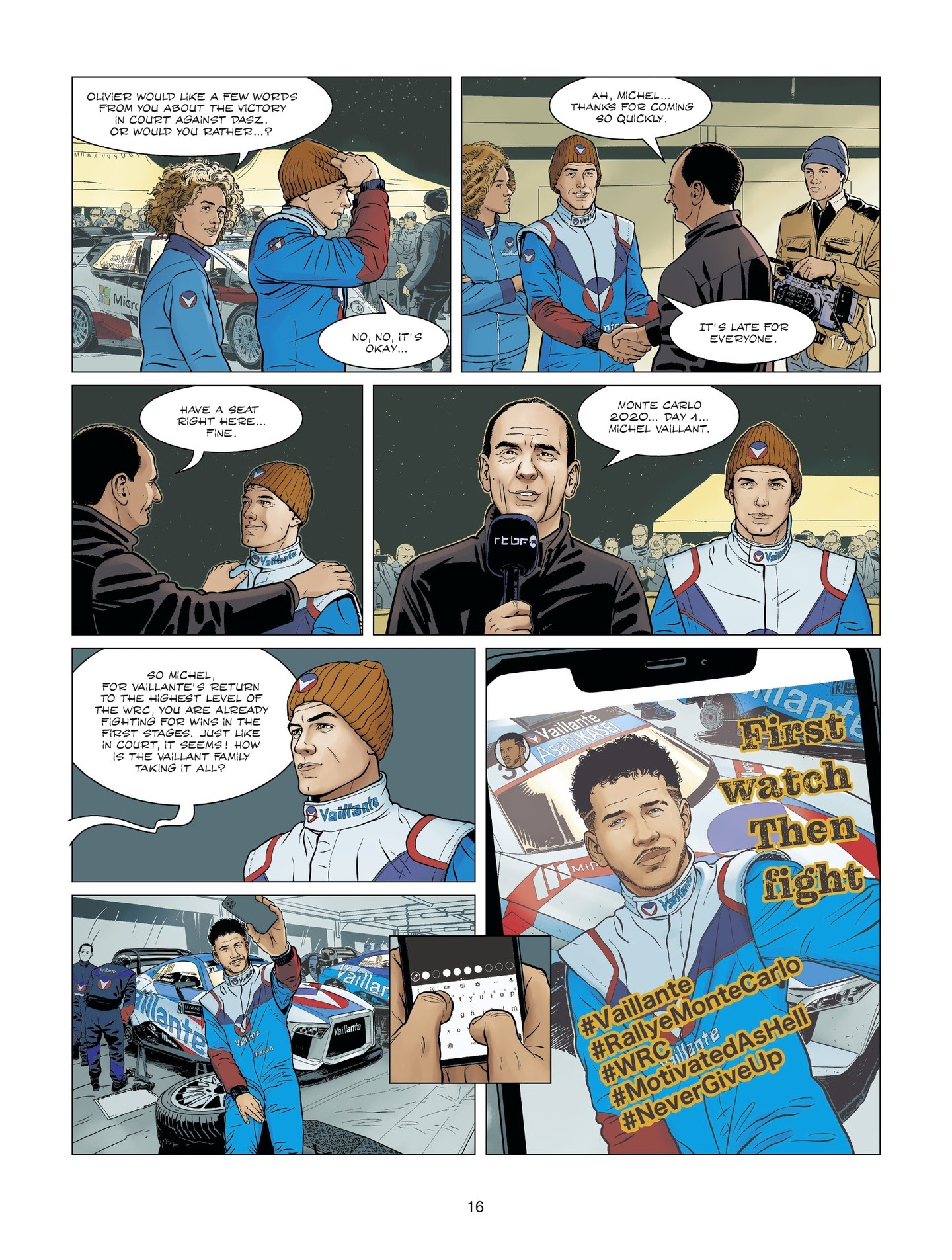 Read online Michel Vaillant comic -  Issue #9 - 16