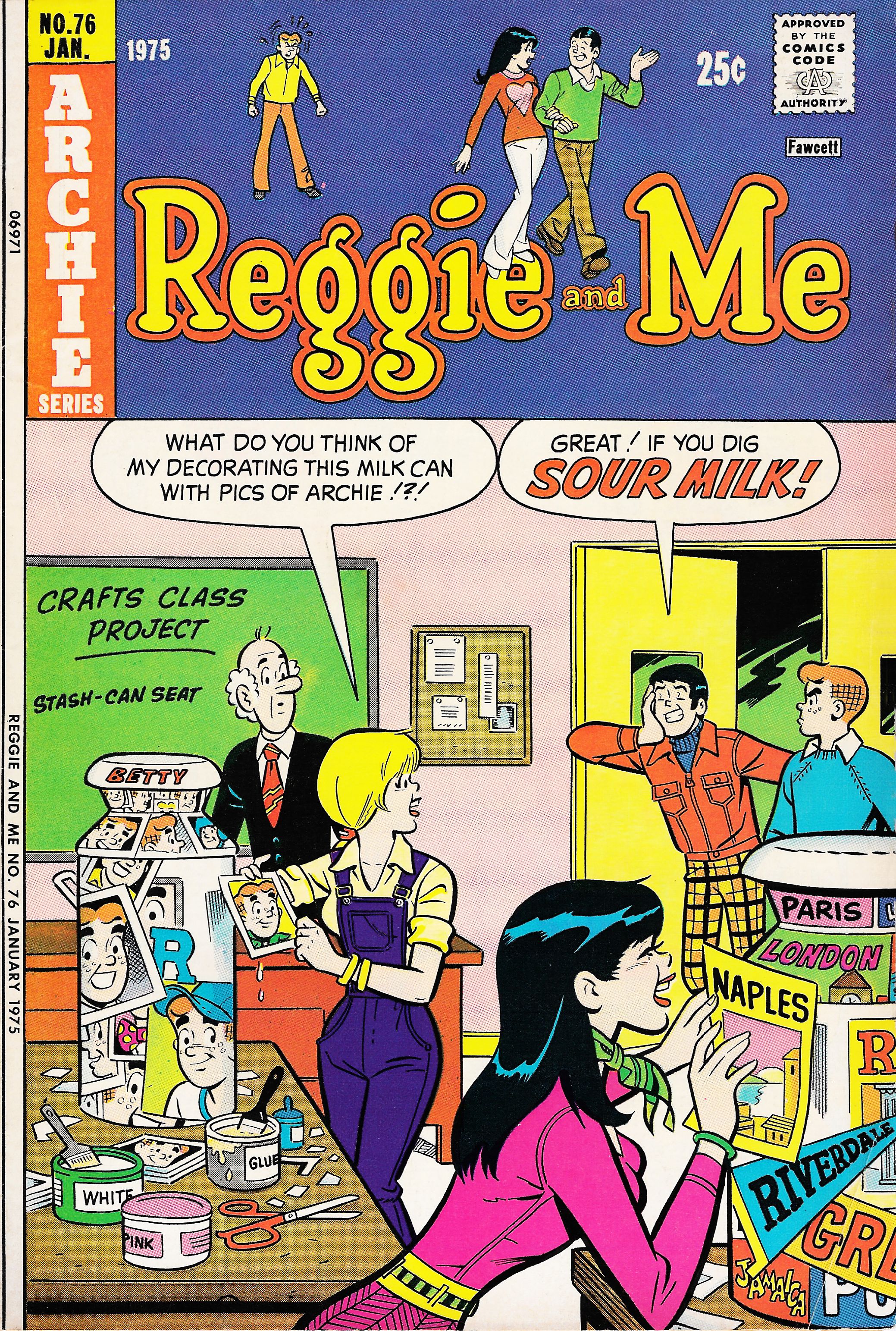 Read online Reggie and Me (1966) comic -  Issue #76 - 1