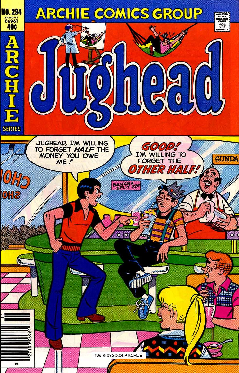 Read online Jughead (1965) comic -  Issue #294 - 1