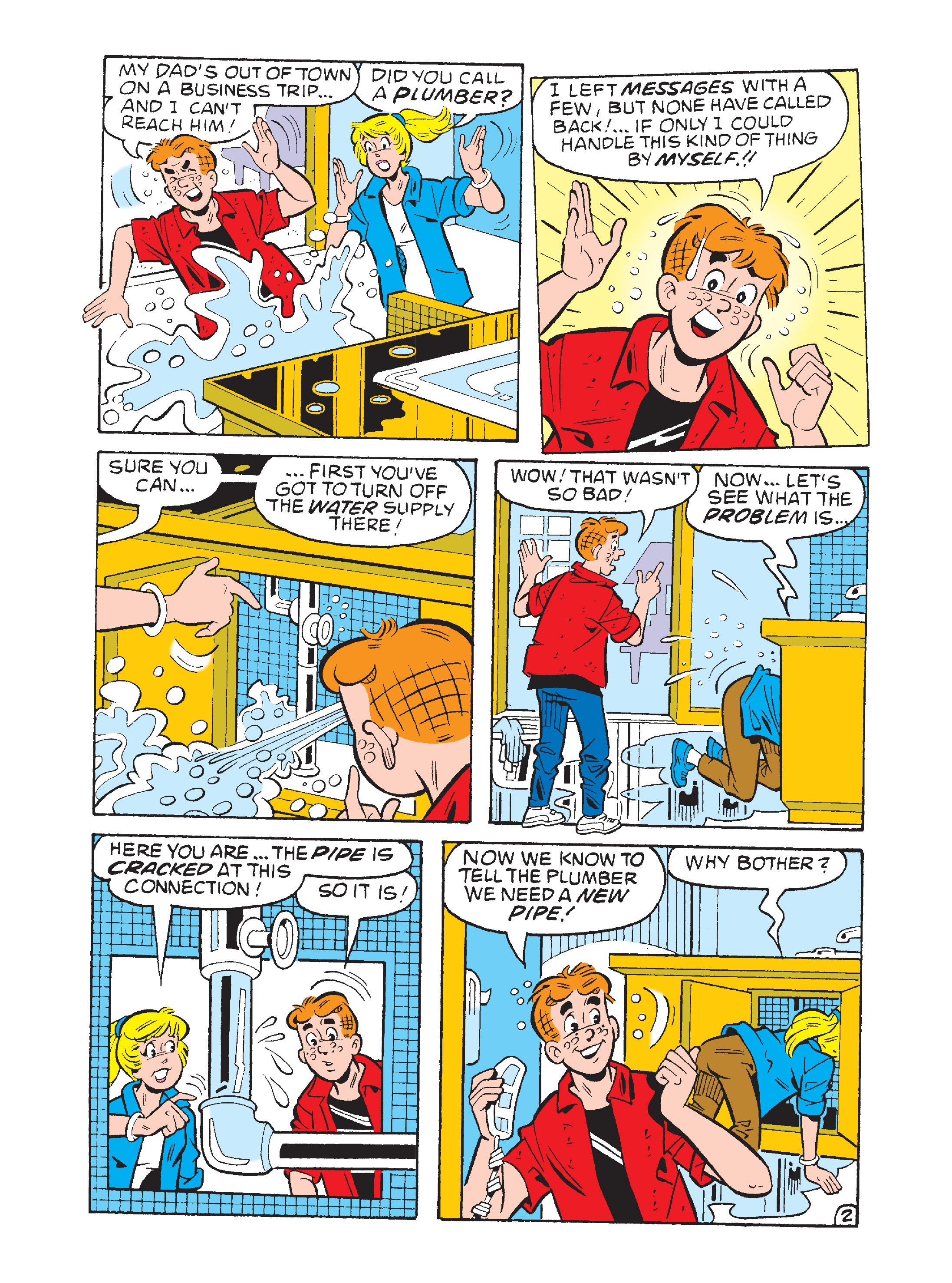 Read online Archie's Double Digest Magazine comic -  Issue #255 - 216