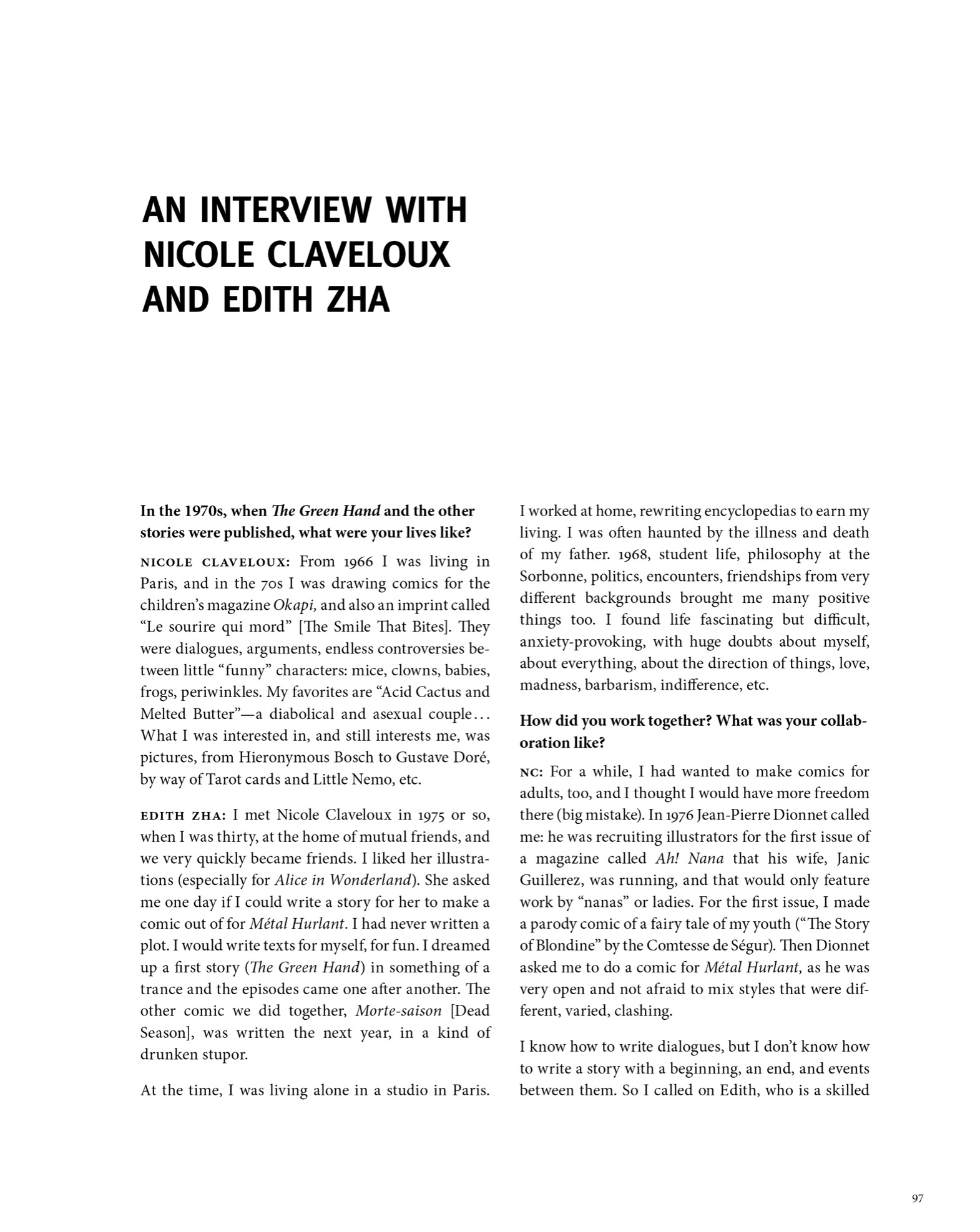 Read online The Green Hand and Other Stories comic -  Issue # TPB - 91