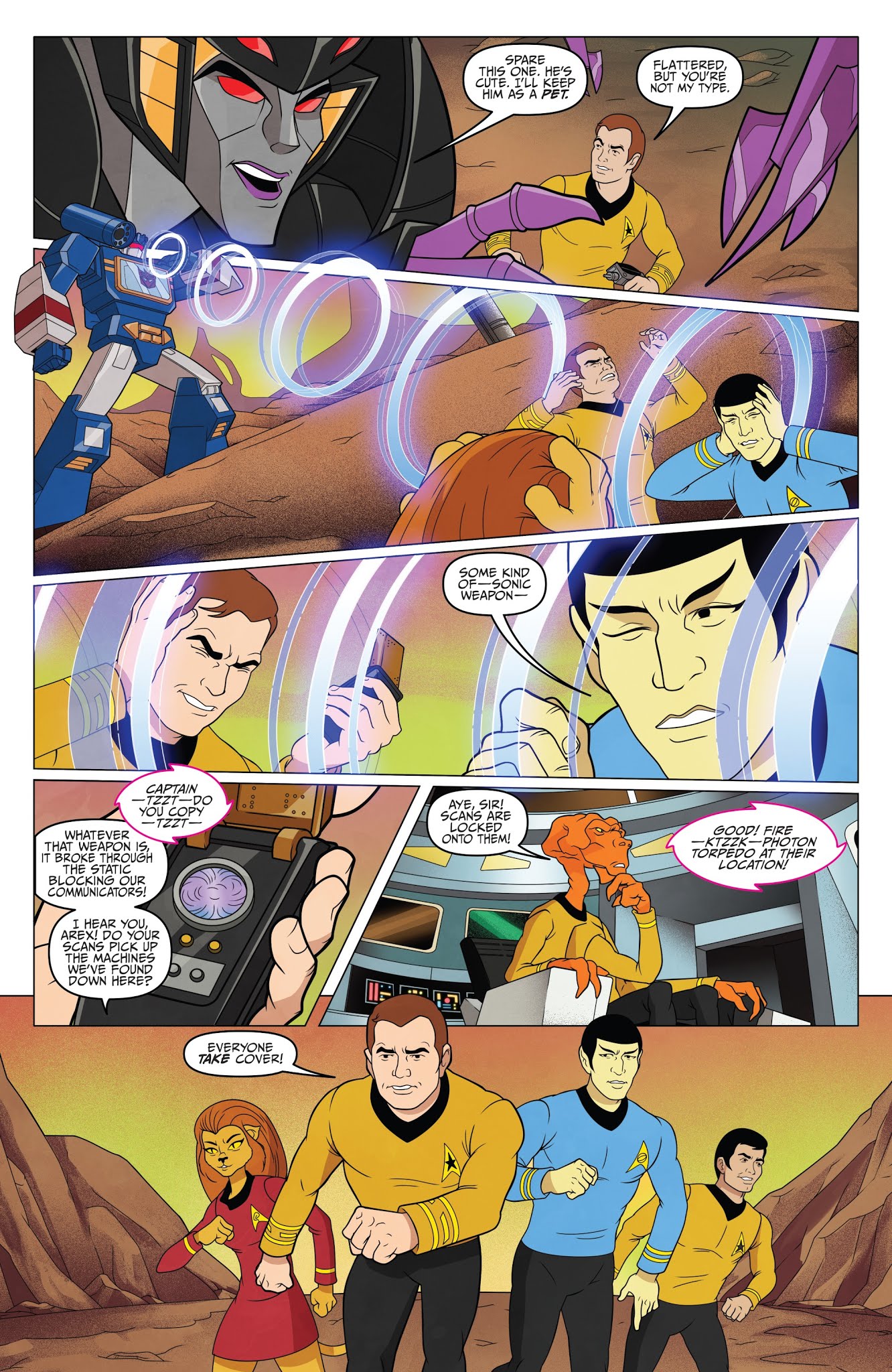 Read online Star Trek vs. Transformers comic -  Issue #1 - 12