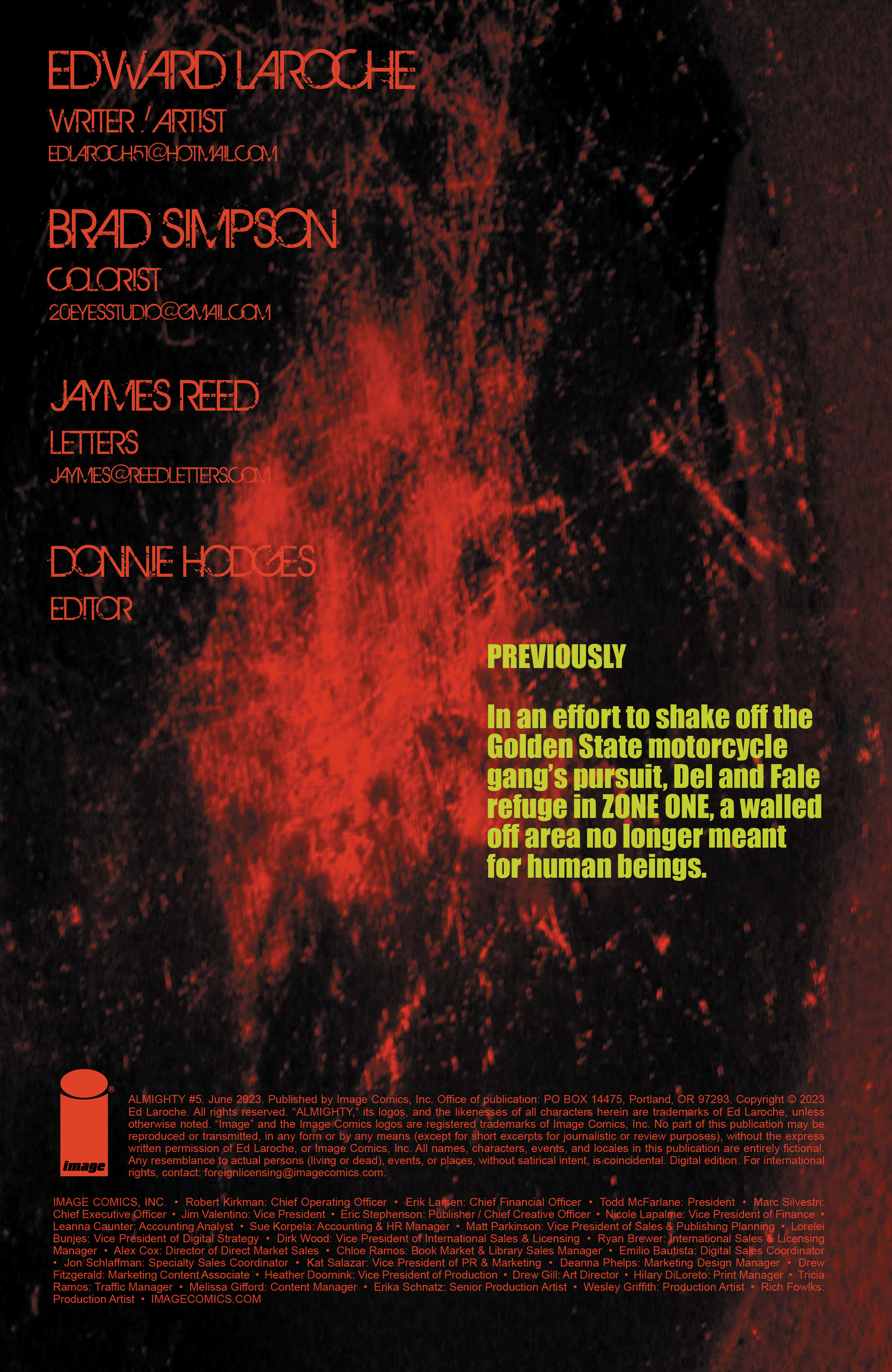 Read online Almighty comic -  Issue #5 - 2
