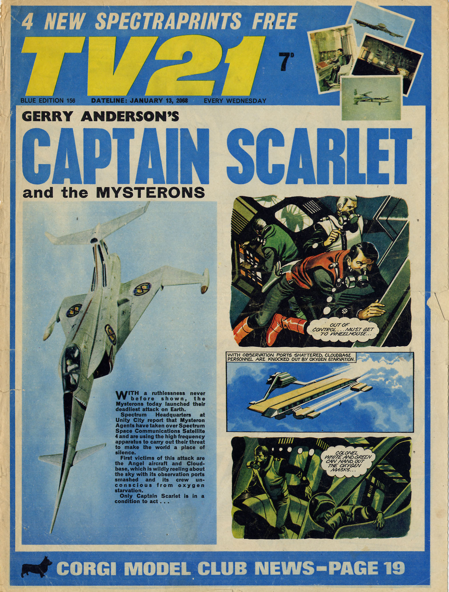 Read online TV Century 21 (TV 21) comic -  Issue #156 - 1
