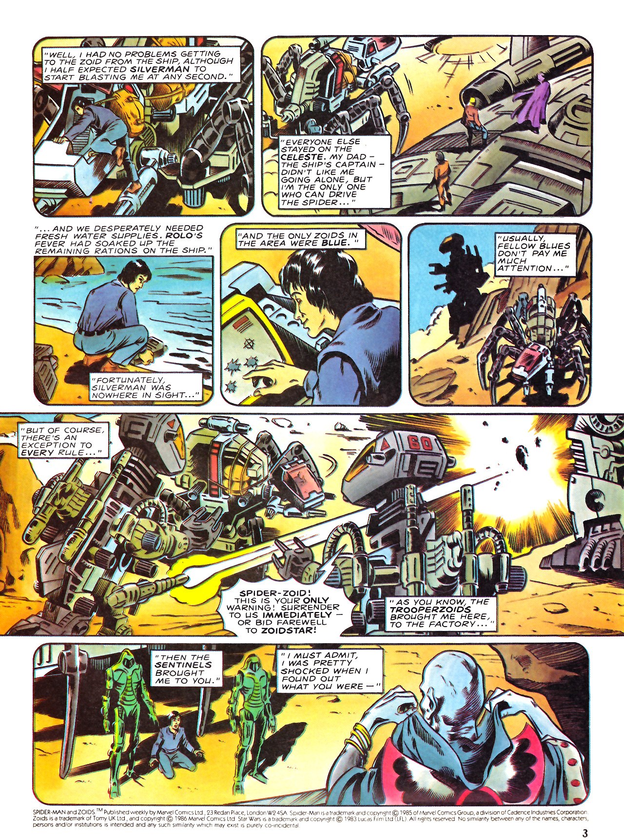 Read online Spider-Man and Zoids comic -  Issue #15 - 3