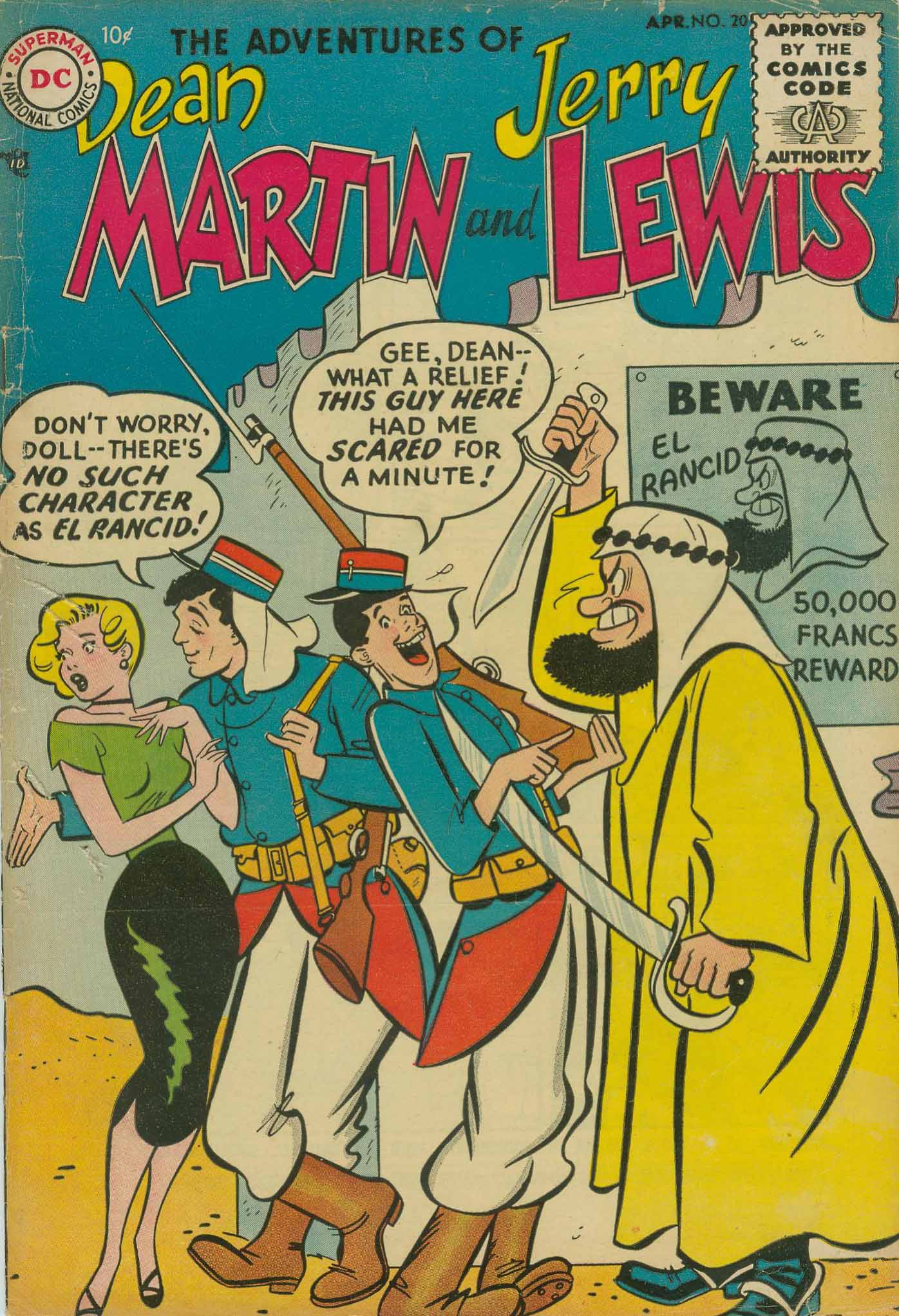 Read online The Adventures of Dean Martin and Jerry Lewis comic -  Issue #20 - 1