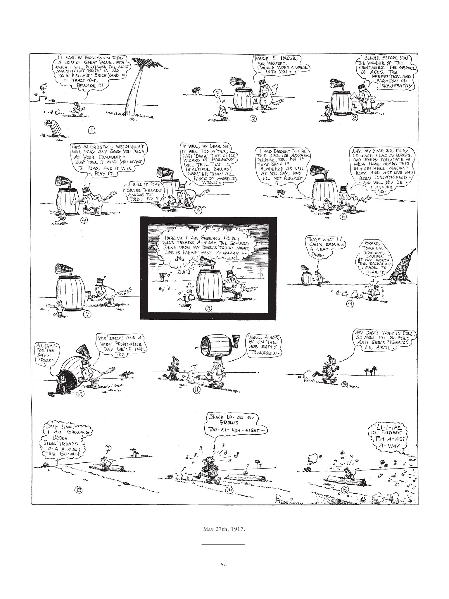 Read online Krazy & Ignatz comic -  Issue # TPB 1 - 81