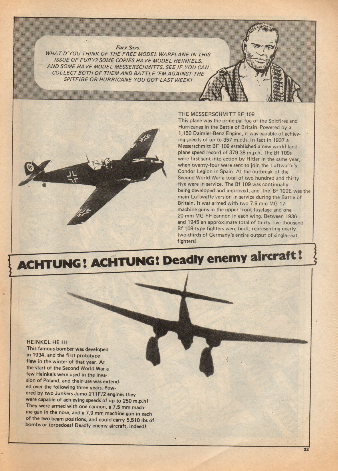 Read online Fury (1977) comic -  Issue #2 - 23