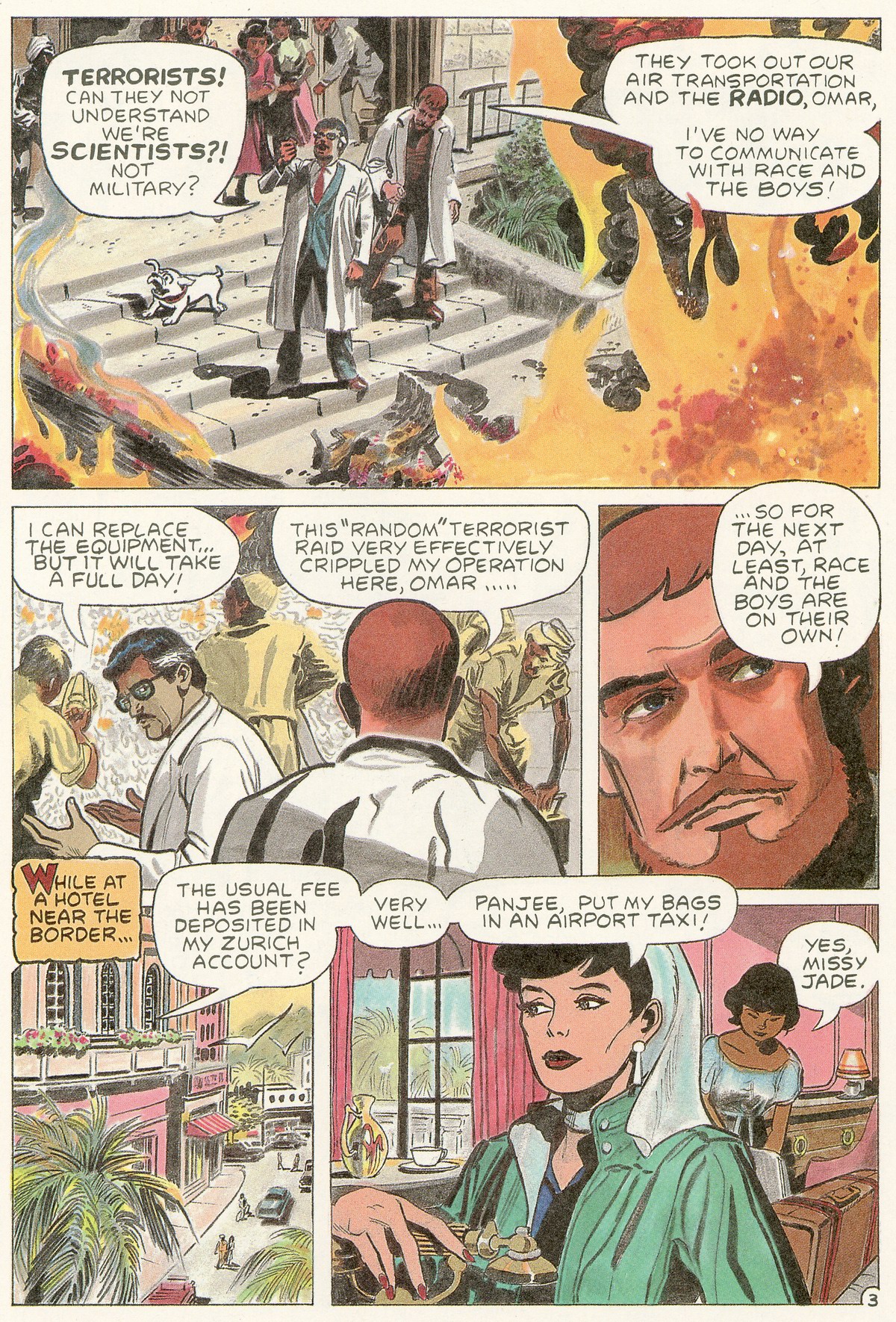 Read online Jonny Quest comic -  Issue #1 - 5