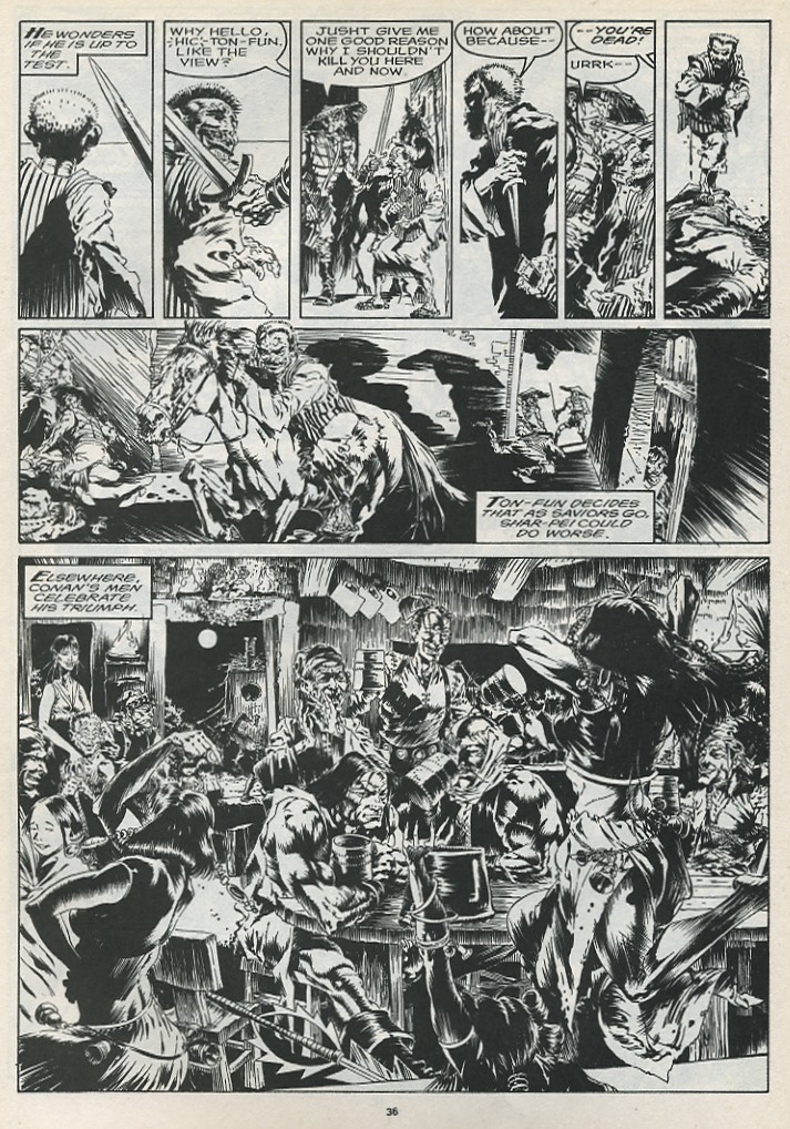 Read online The Savage Sword Of Conan comic -  Issue #175 - 38