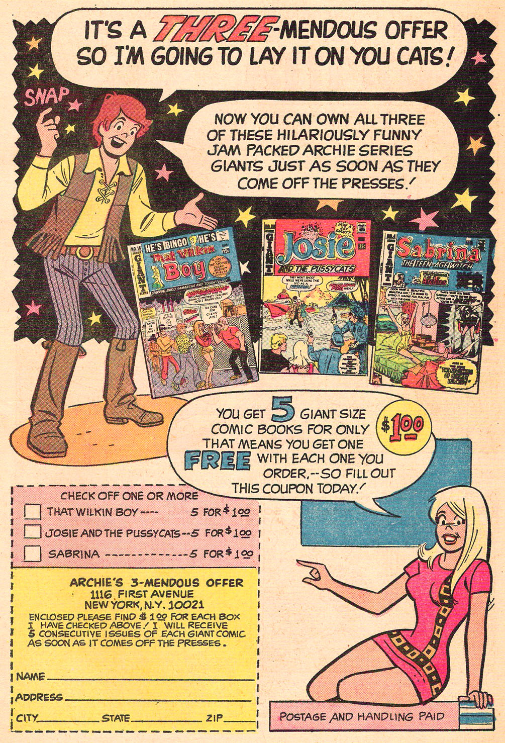 Read online Sabrina The Teenage Witch (1971) comic -  Issue #5 - 15