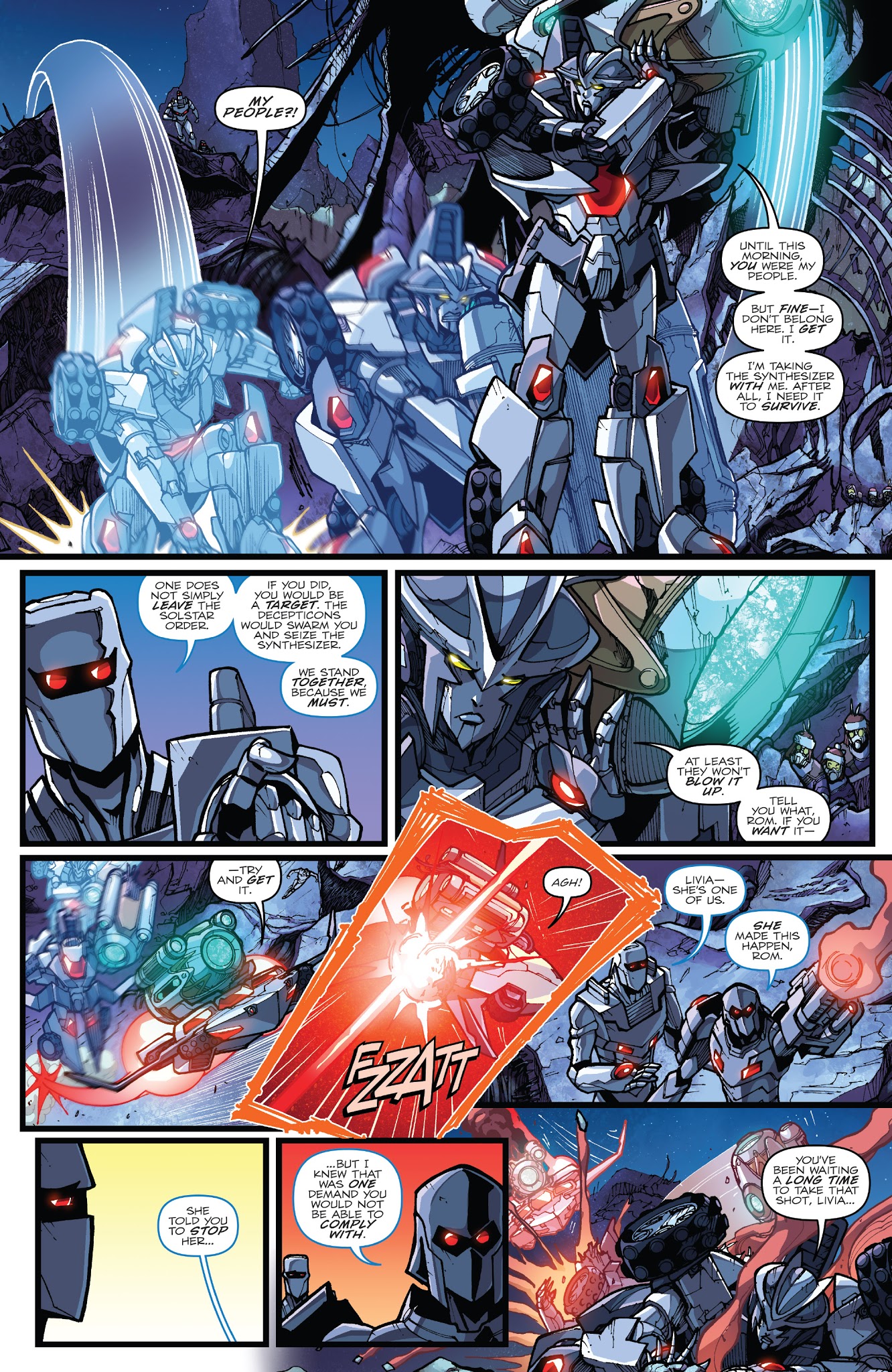 Read online ROM vs. Transformers: Shining Armor comic -  Issue # _TPB 1 - 84