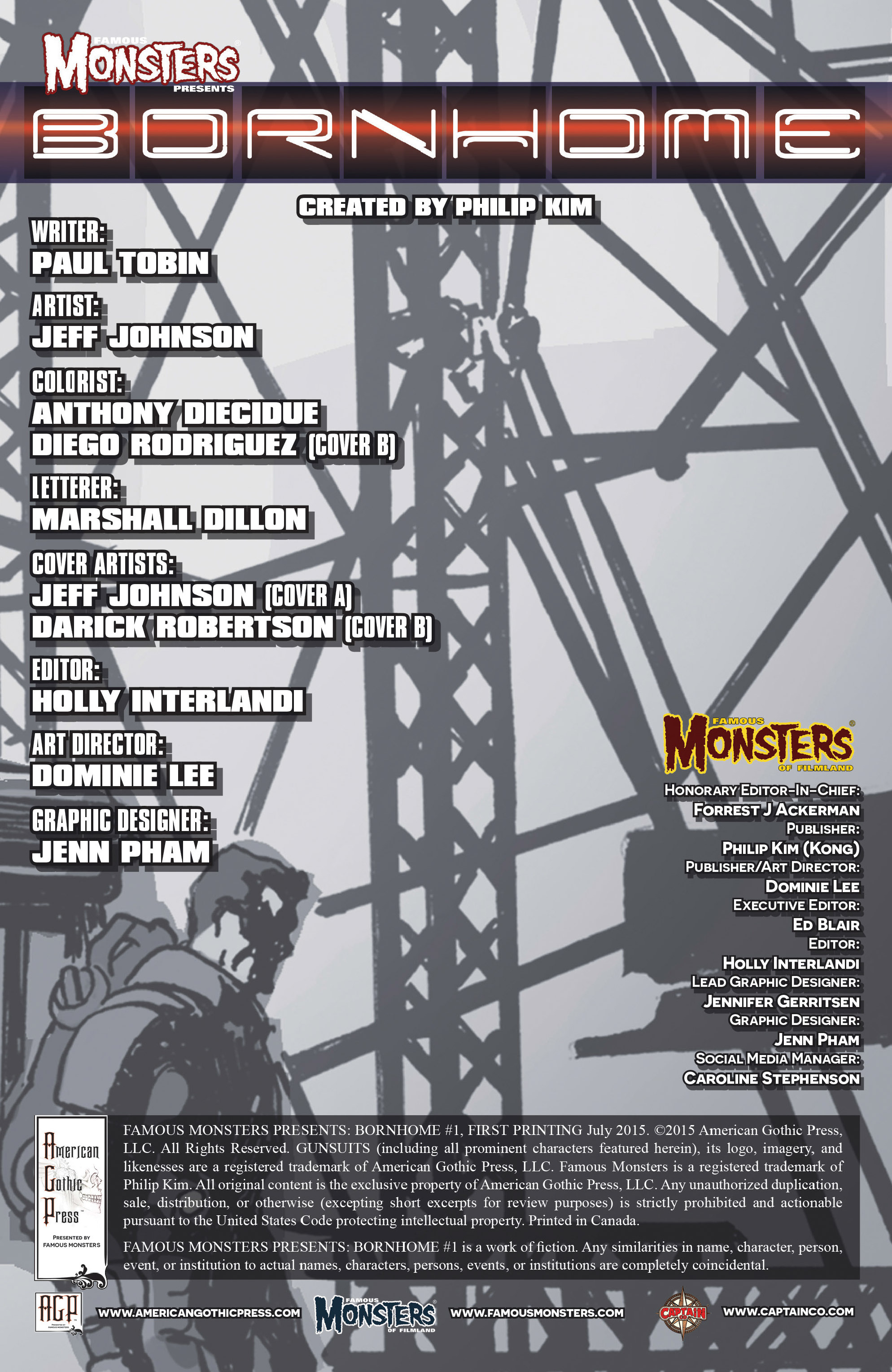 Read online Famous Monsters Presents: Bornhome comic -  Issue #1 - 3