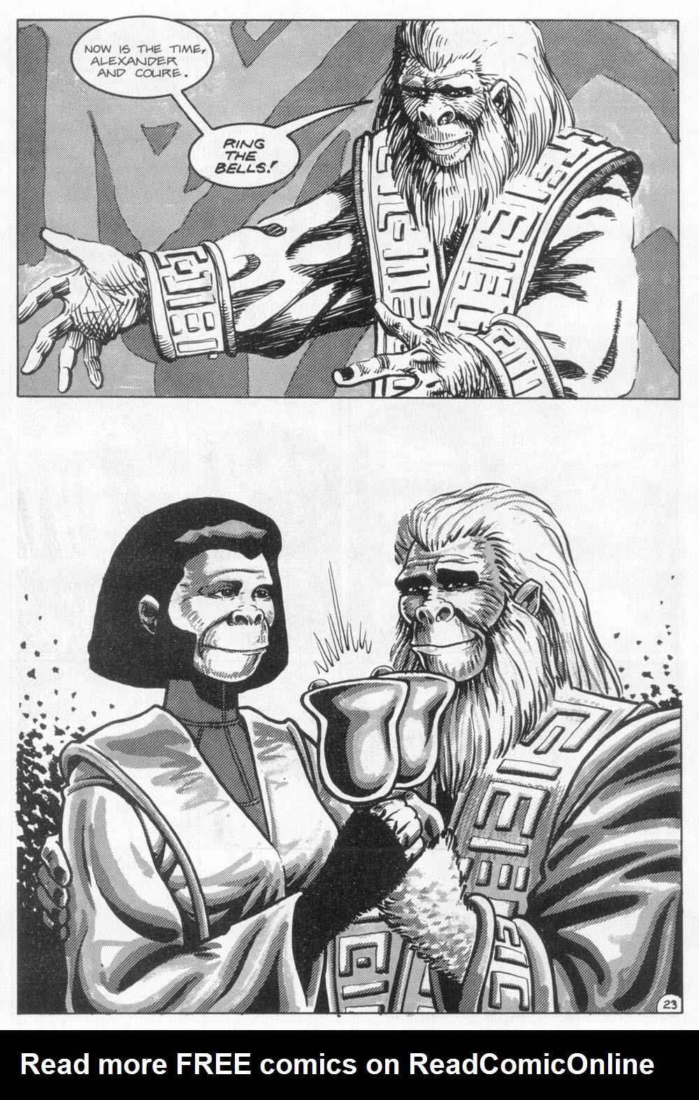 Read online Planet of the Apes (1990) comic -  Issue #12 - 25