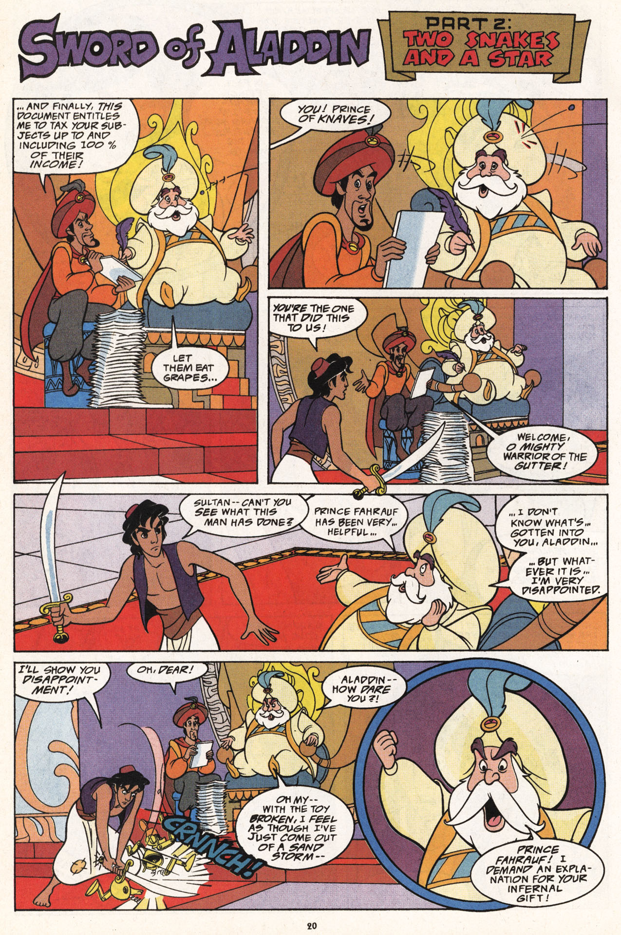 Read online Disney's Aladdin comic -  Issue #3 - 22