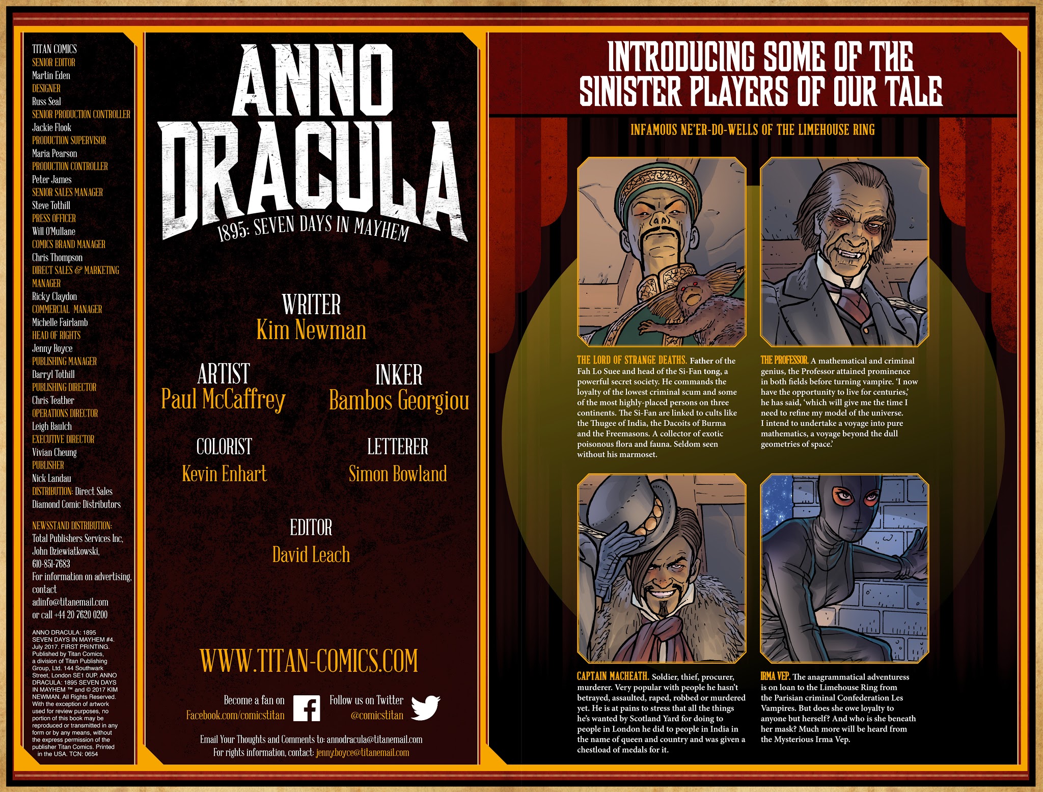 Read online Anno Dracula comic -  Issue #4 - 4