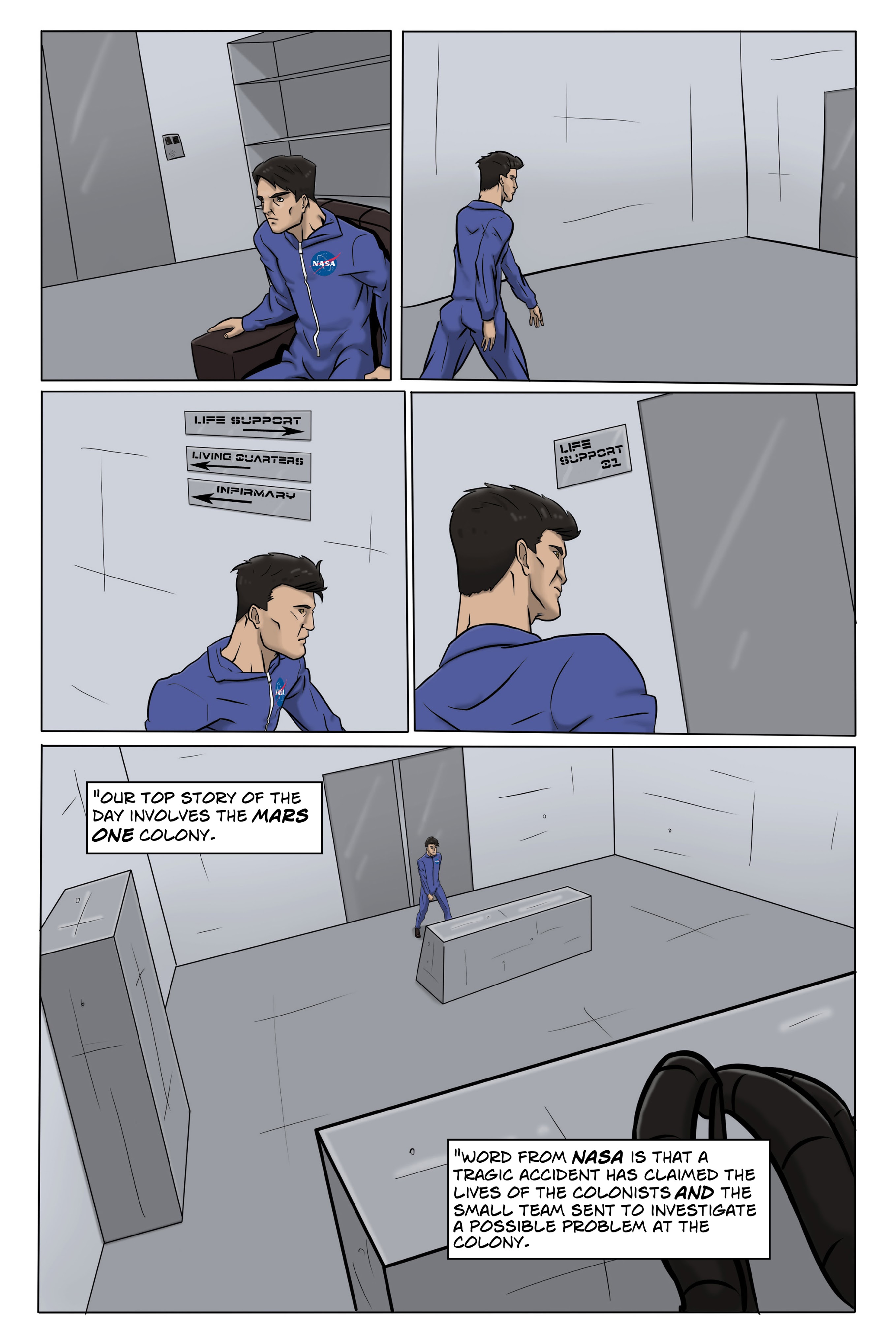 Read online Mars One comic -  Issue #3 - 23