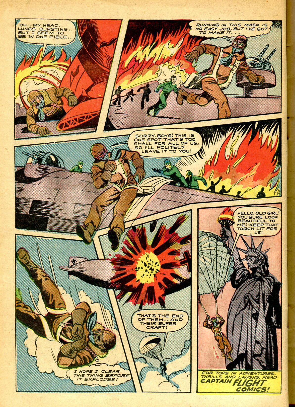Read online Captain Flight Comics comic -  Issue #7 - 8