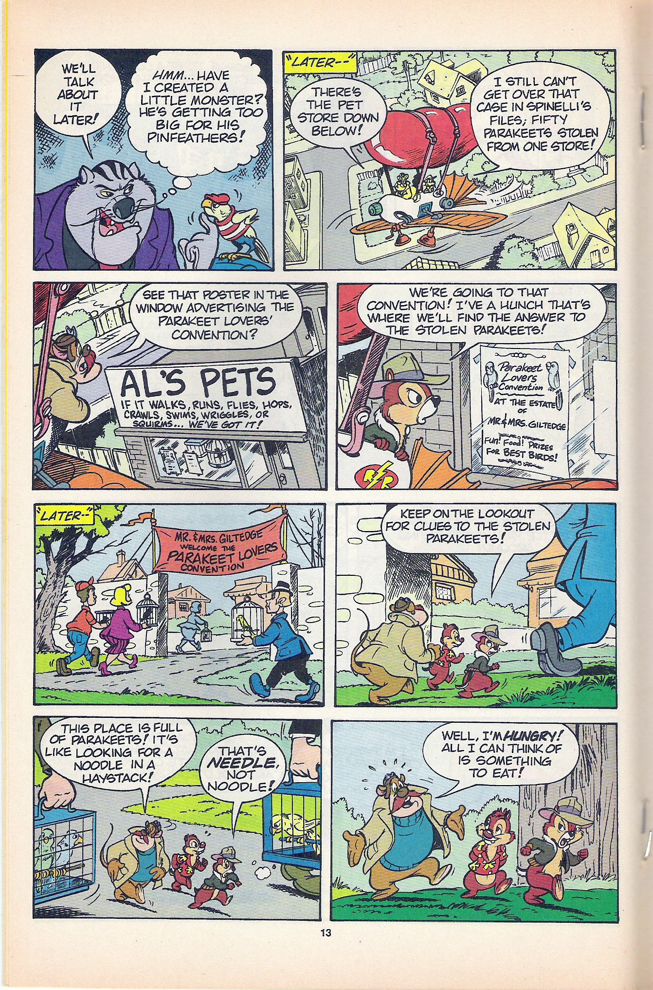 Read online Disney's Chip 'N Dale Rescue Rangers comic -  Issue #7 - 16