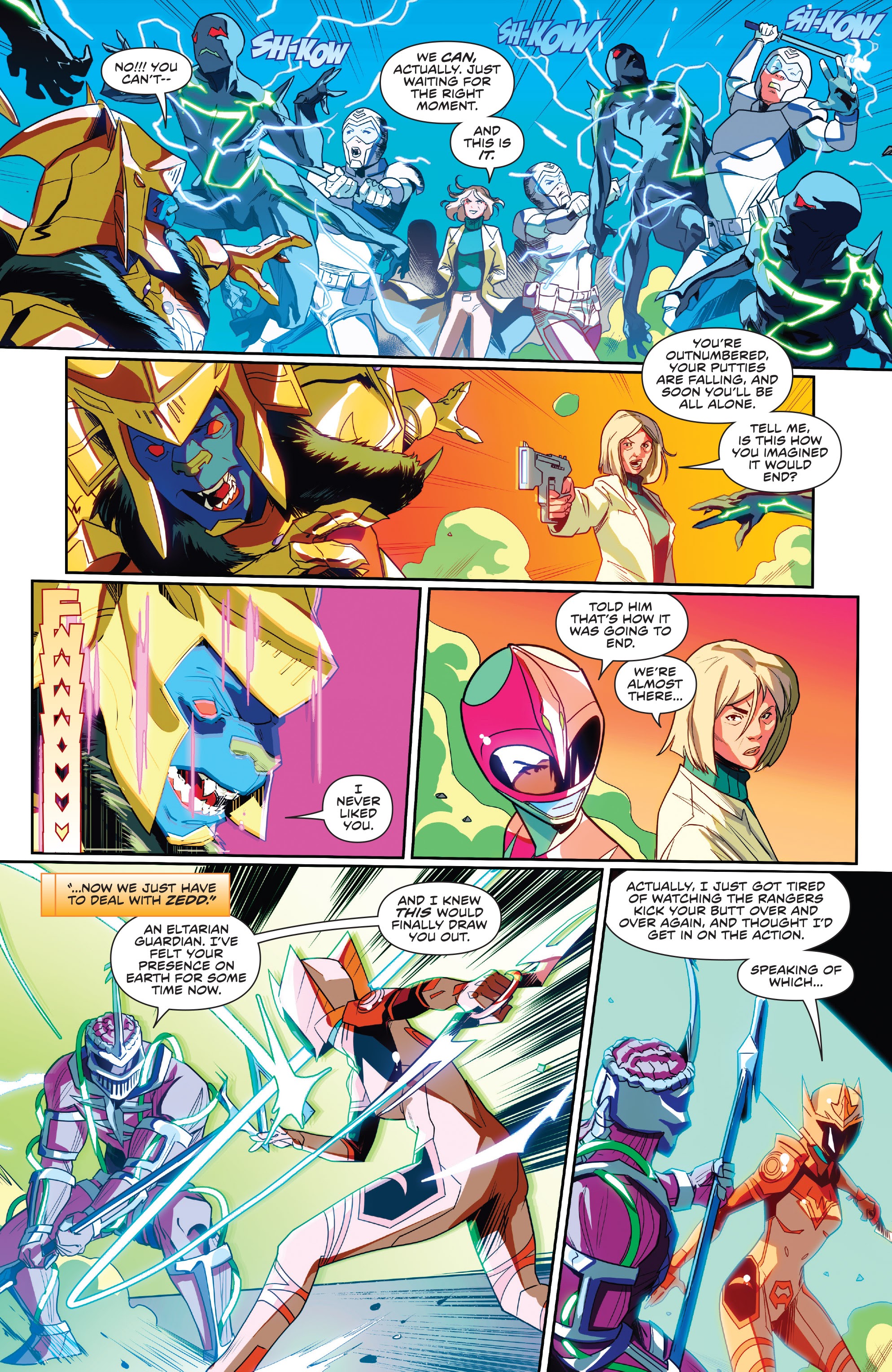 Read online Mighty Morphin comic -  Issue #8 - 19