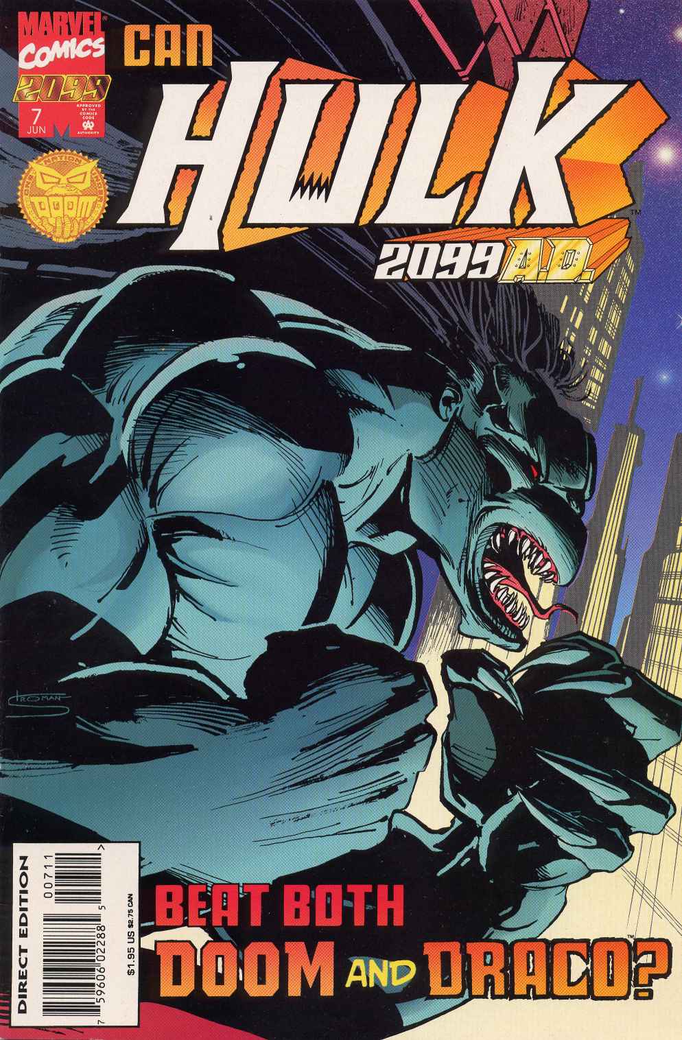 Read online Hulk 2099 comic -  Issue #7 - 1