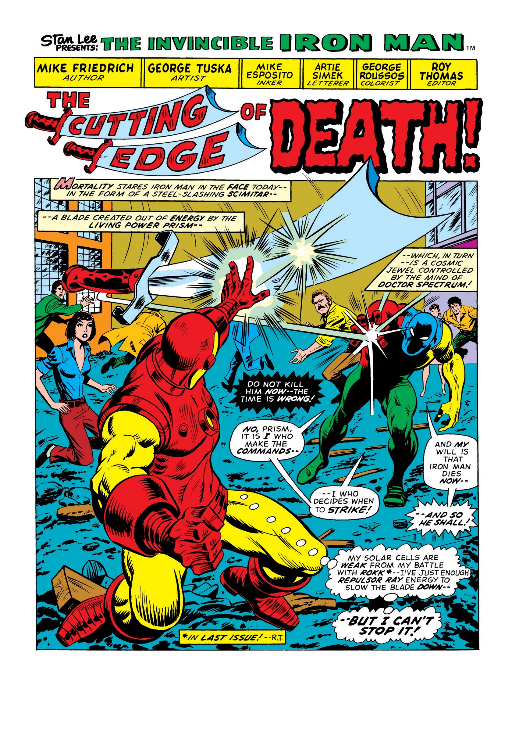 Read online Marvel Masterworks: The Invincible Iron Man comic -  Issue # TPB 9 (Part 3) - 34