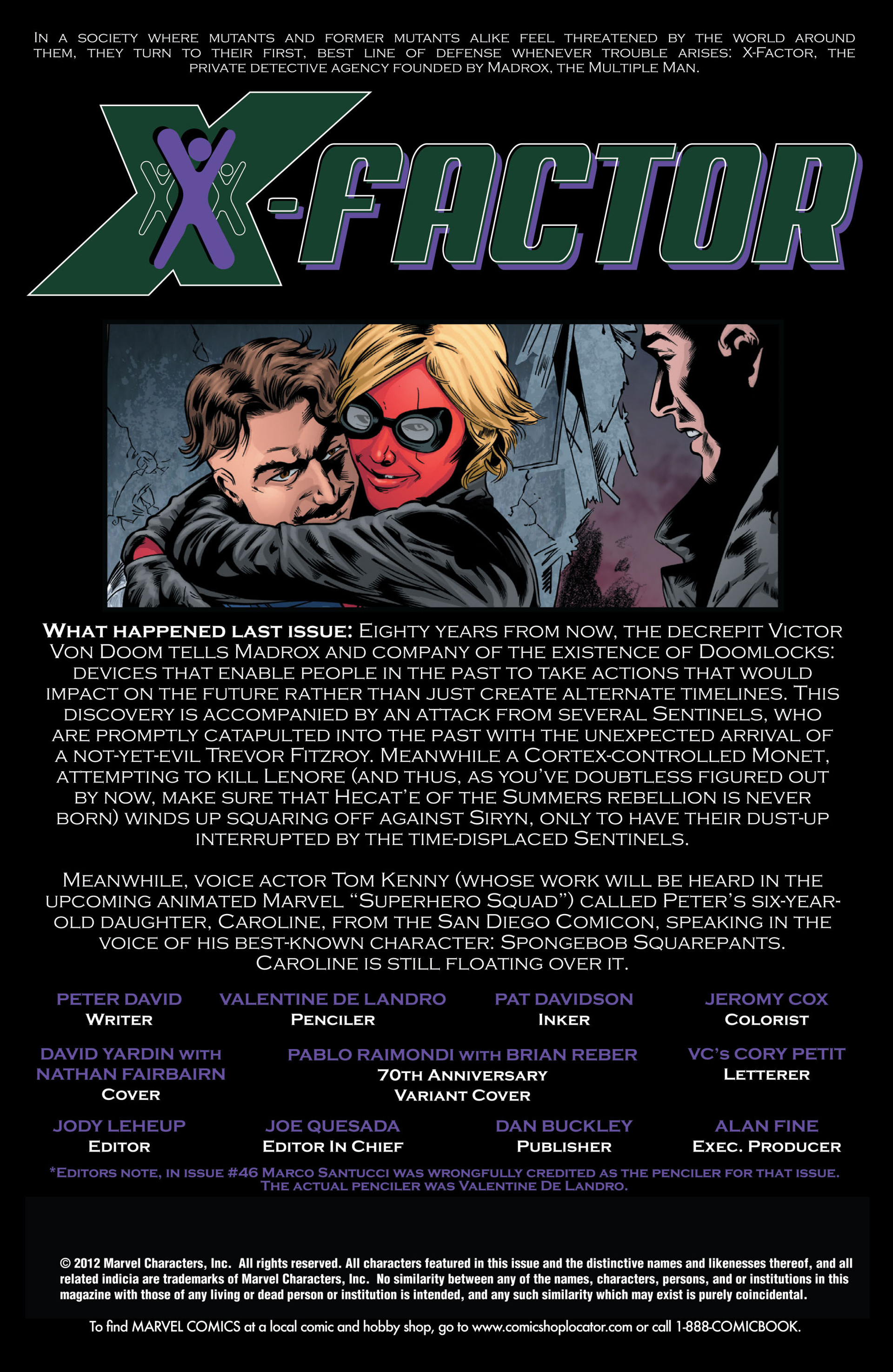 Read online X-Factor (2006) comic -  Issue #47 - 2