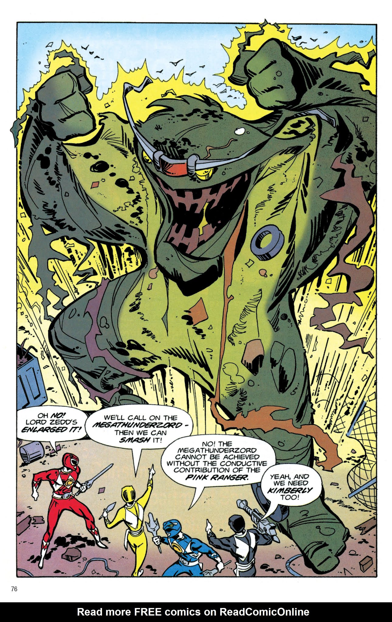 Read online Mighty Morphin Power Rangers Archive comic -  Issue # TPB 1 (Part 1) - 76