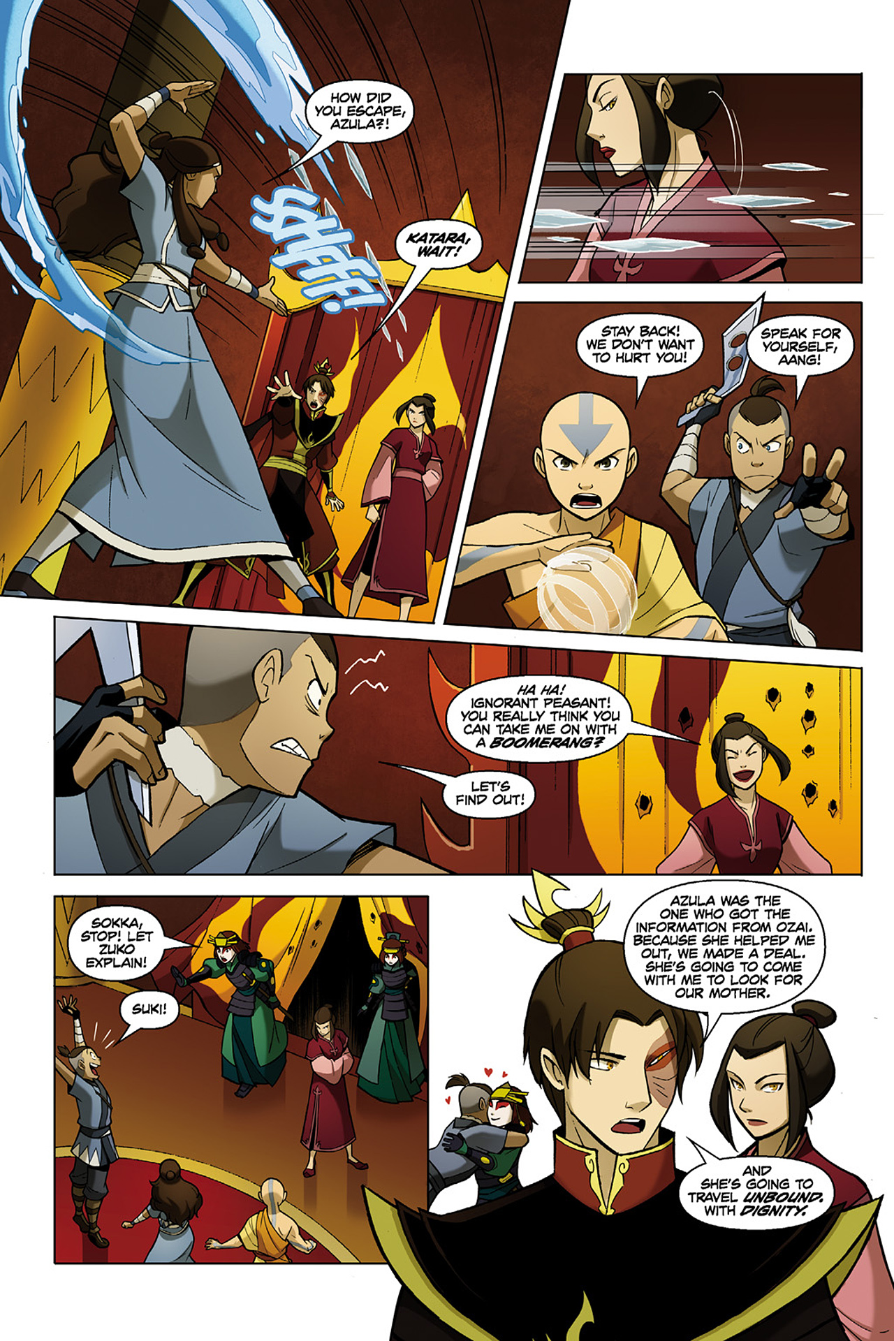 Read online Nickelodeon Avatar: The Last Airbender - The Search comic -  Issue # Part 1 - 38