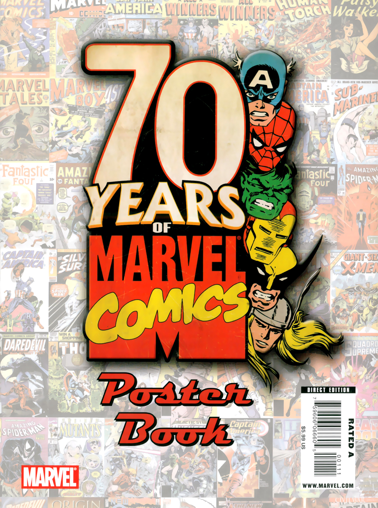 Read online Marvel 70th Anniversary Poster Book comic -  Issue # Full - 1