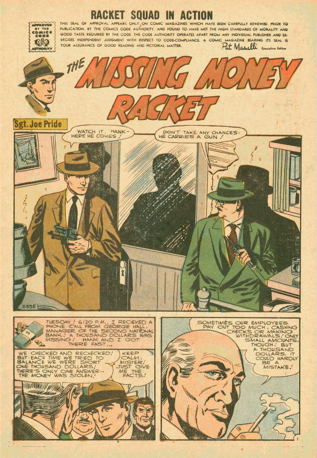 Read online Racket Squad in Action comic -  Issue #28 - 3