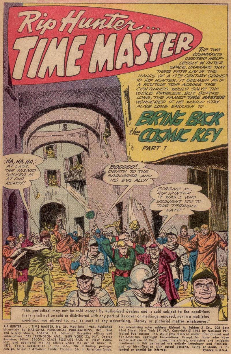 Read online Rip Hunter...Time Master comic -  Issue #26 - 3