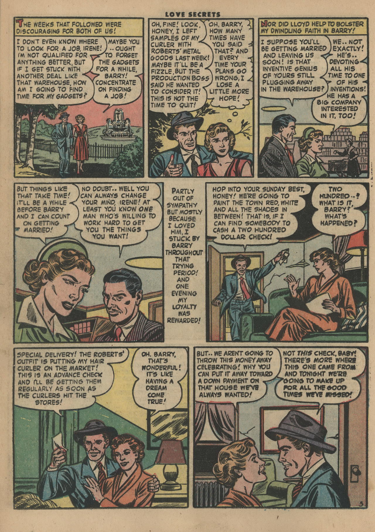 Read online Love Secrets (1953) comic -  Issue #32 - 14