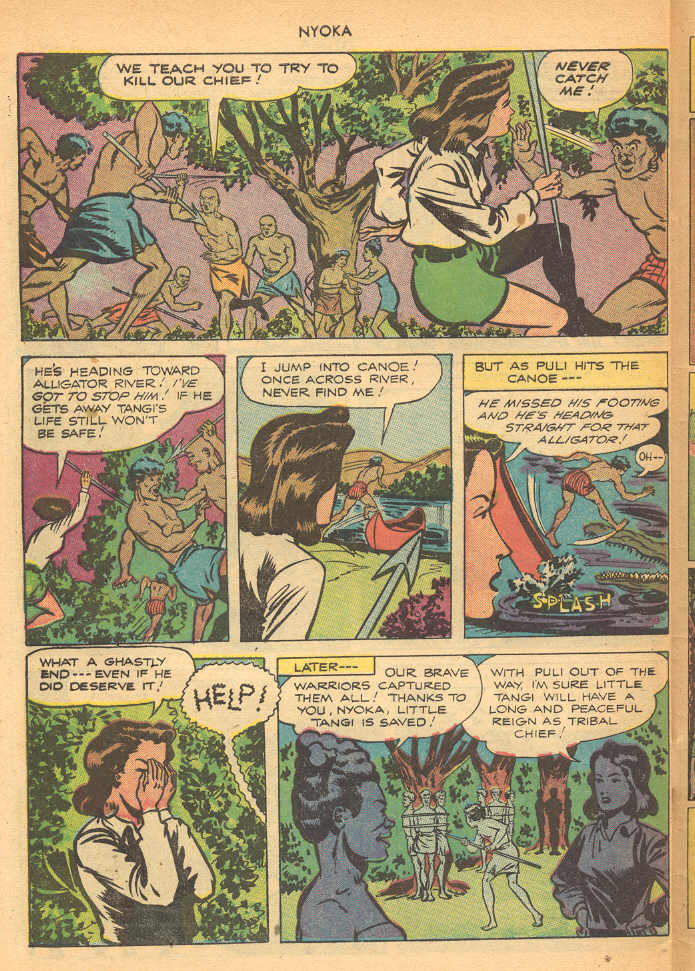 Read online Nyoka the Jungle Girl (1945) comic -  Issue #8 - 48