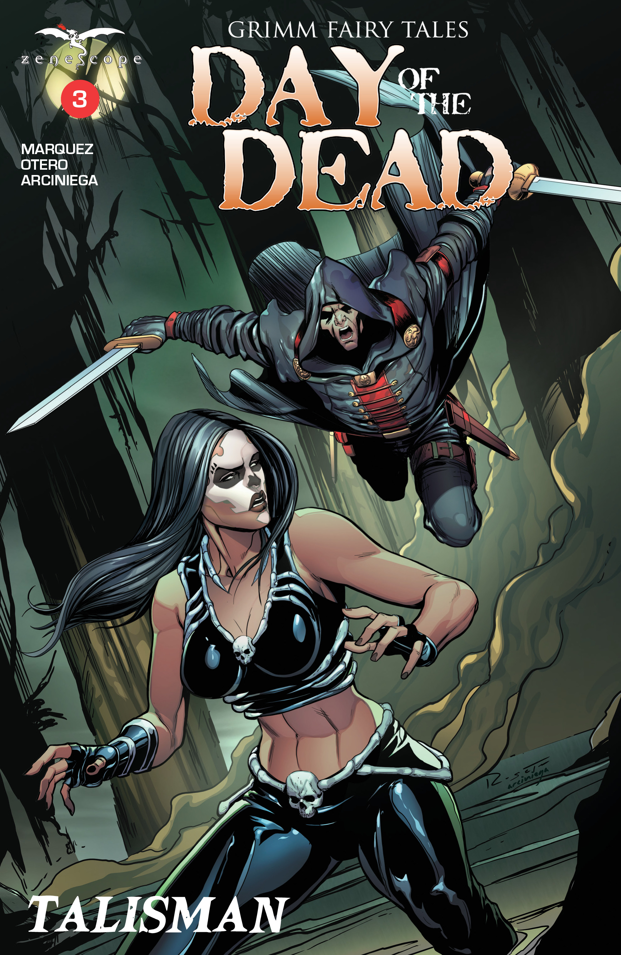 Read online Grimm Fairy Tales: Day of the Dead comic -  Issue #3 - 1