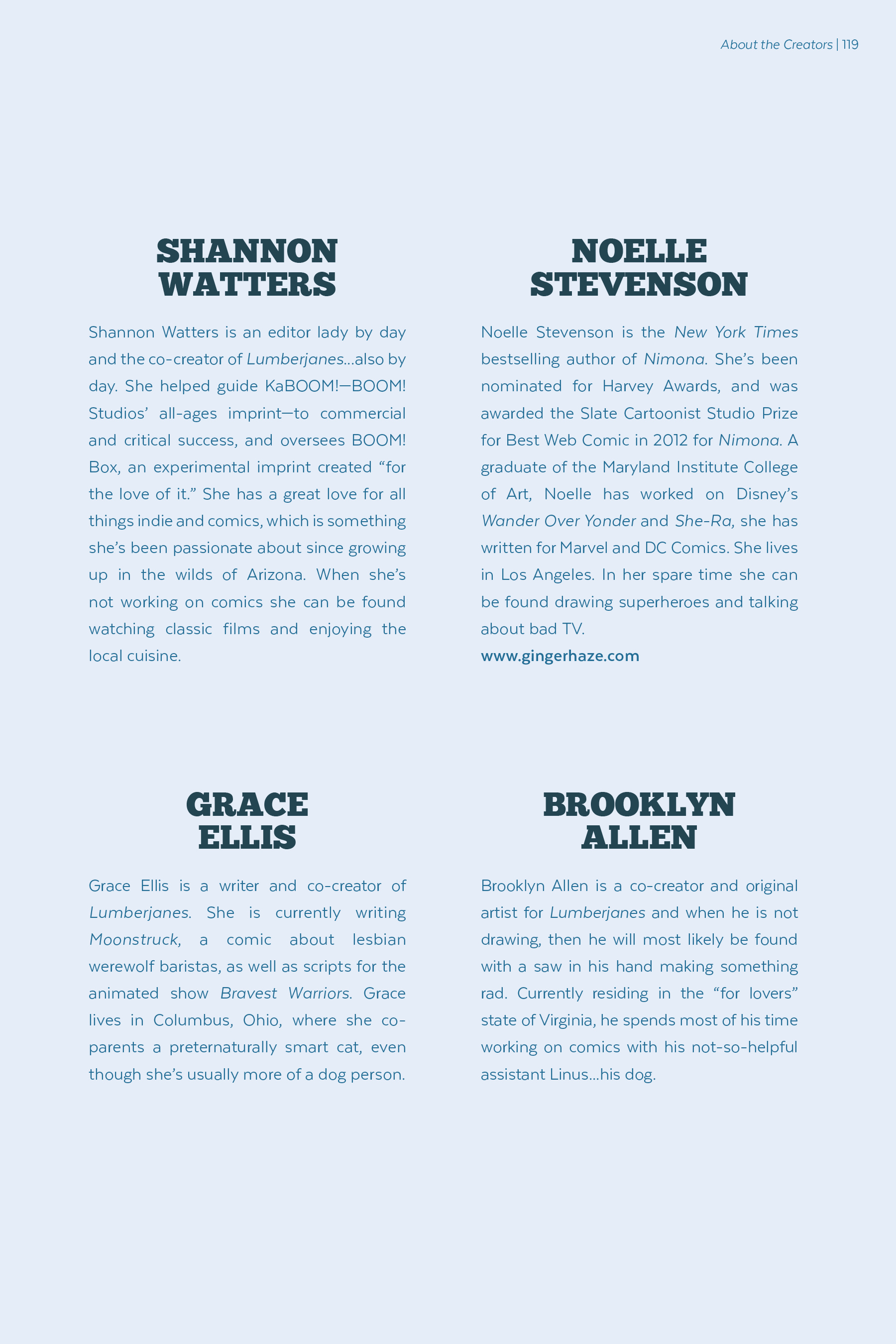 Read online Lumberjanes: True Colors comic -  Issue # TPB - 117