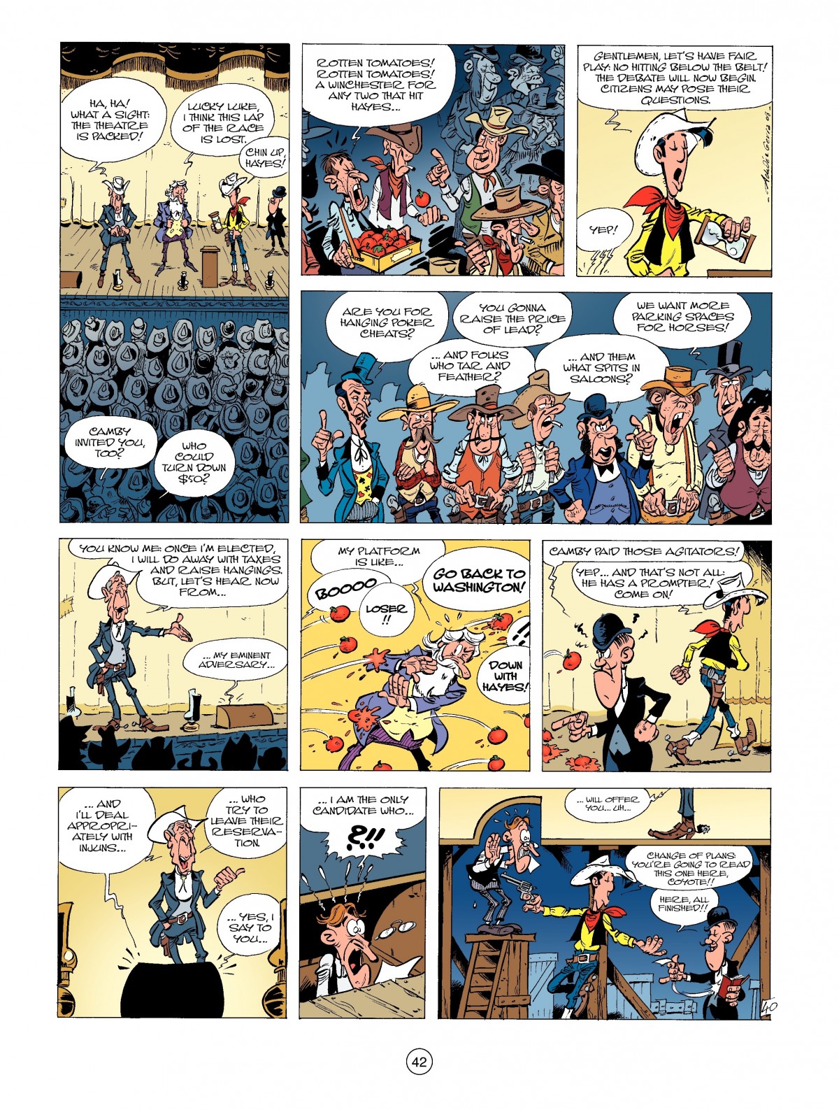Read online A Lucky Luke Adventure comic -  Issue #39 - 42