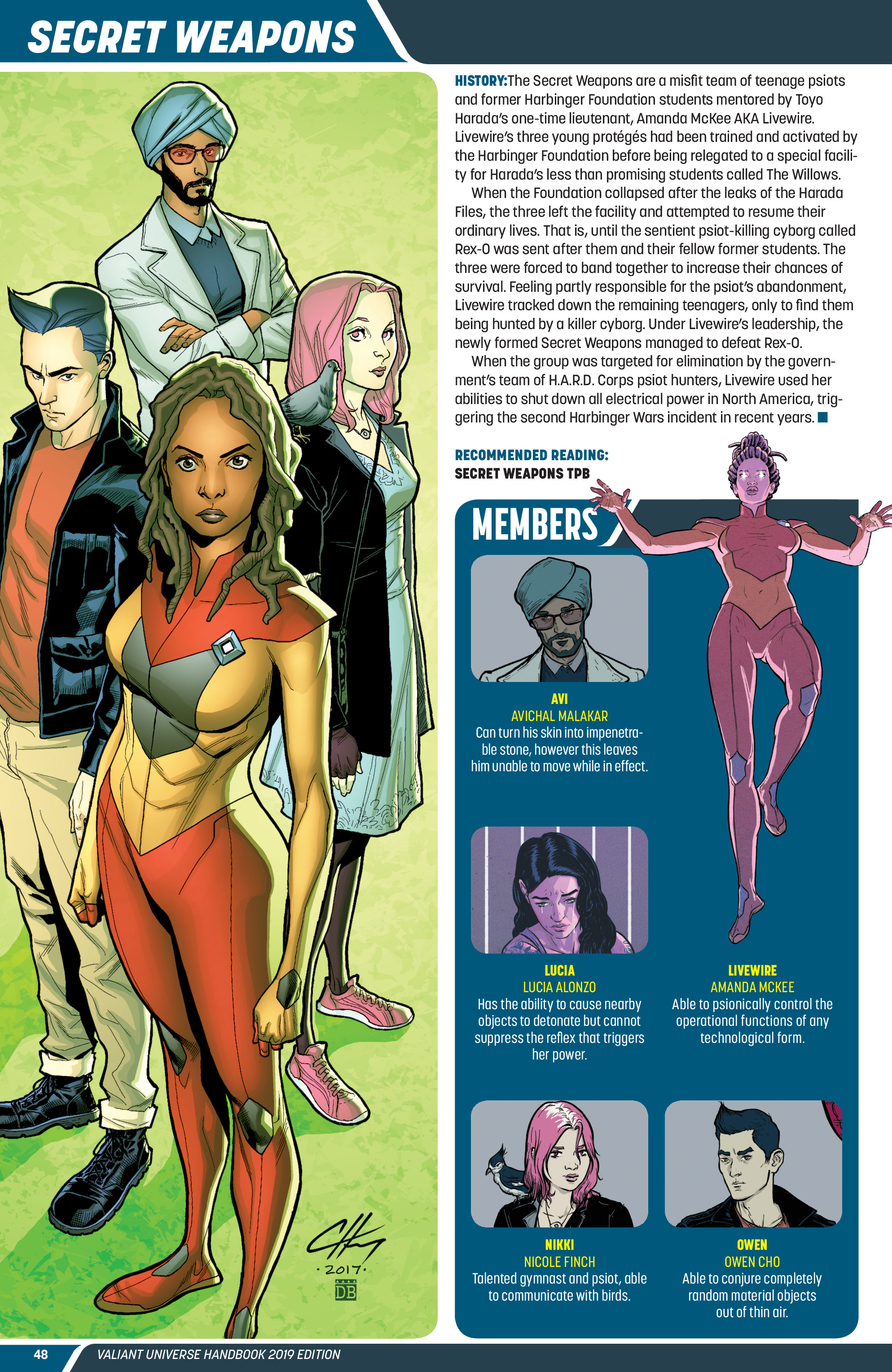 Read online Valiant Universe Handbook 2019 Edition comic -  Issue # Full - 49