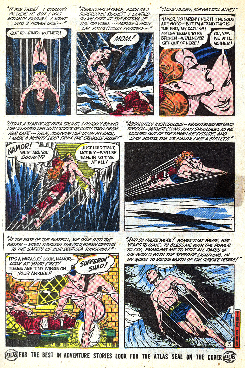 Read online Sub-Mariner Comics comic -  Issue #38 - 17