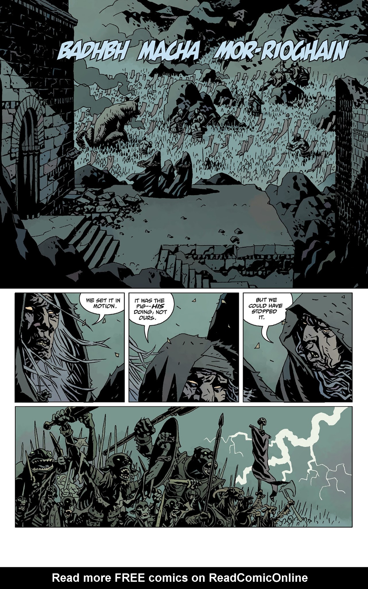 Read online Hellboy: The Storm And The Fury comic -  Issue # TPB - 89
