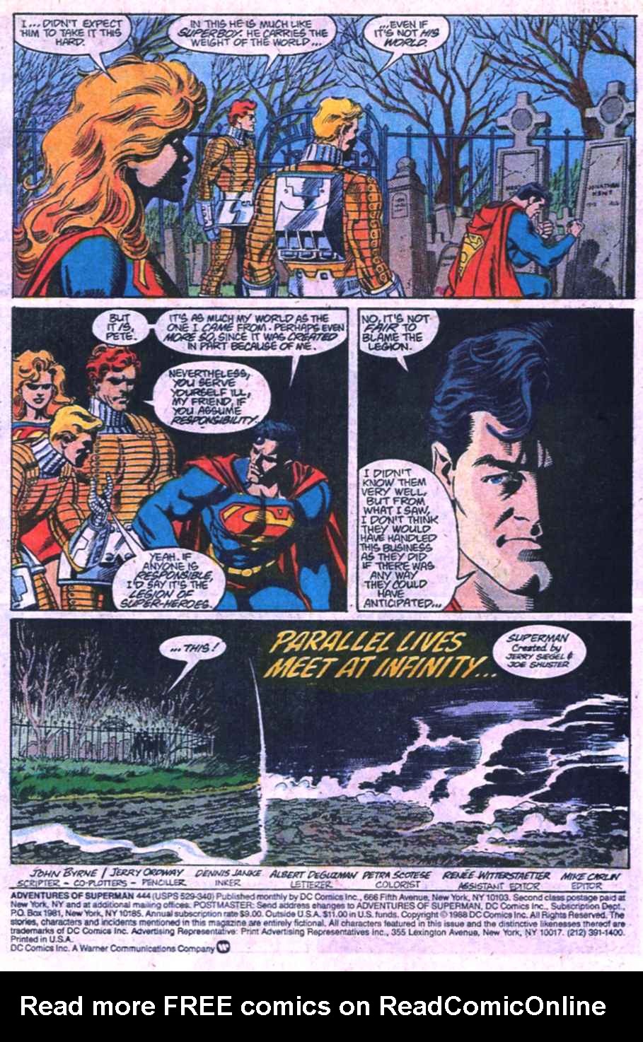 Read online Adventures of Superman (1987) comic -  Issue #444 - 2