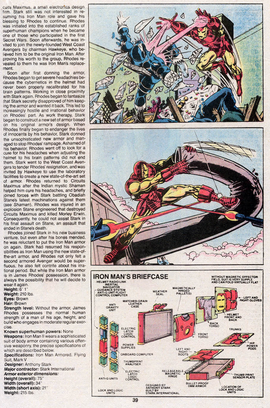 Read online The Official Handbook of the Marvel Universe Deluxe Edition comic -  Issue #6 - 41