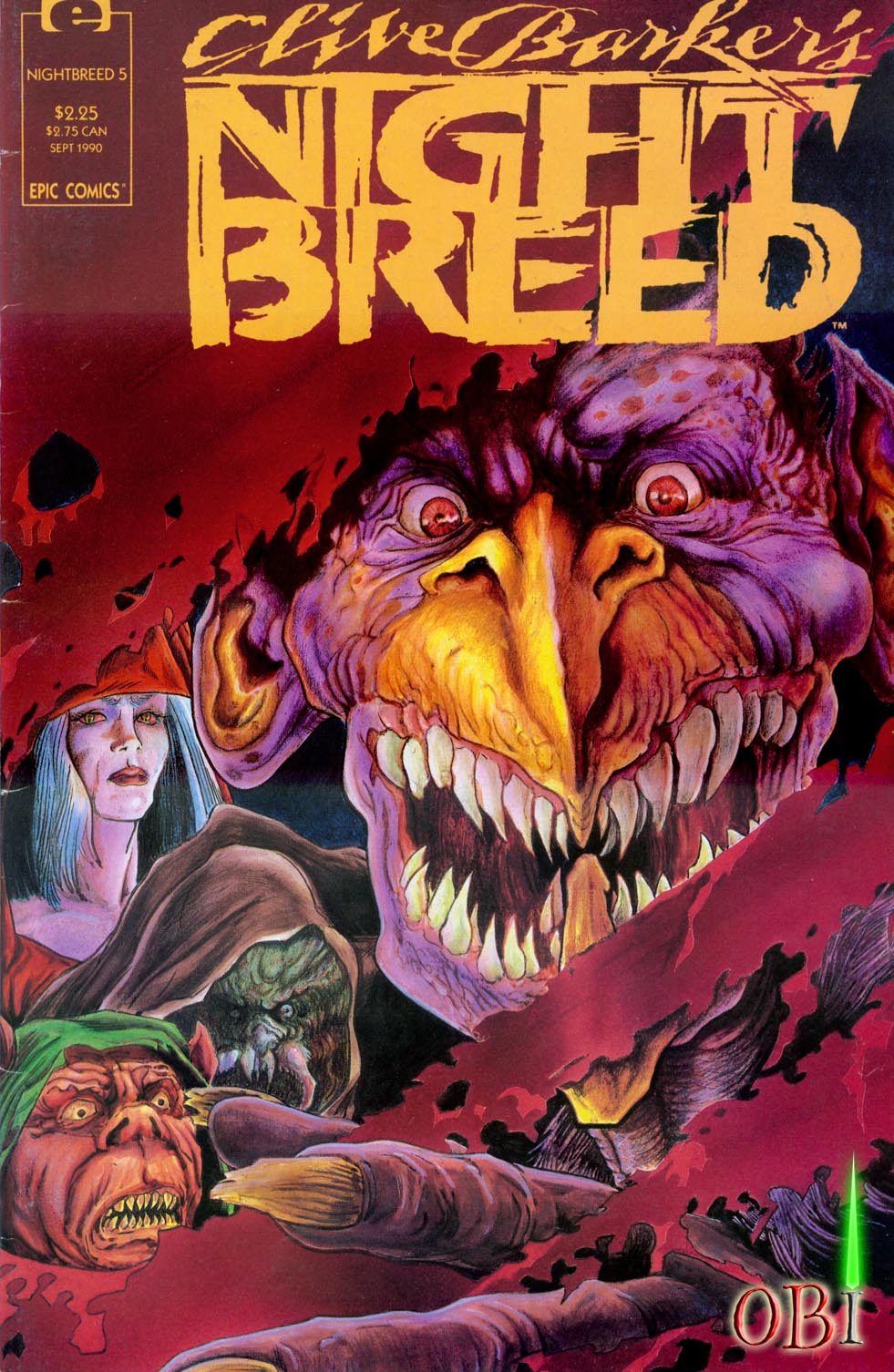 Read online Clive Barker's Night Breed (1990) comic -  Issue #5 - 1