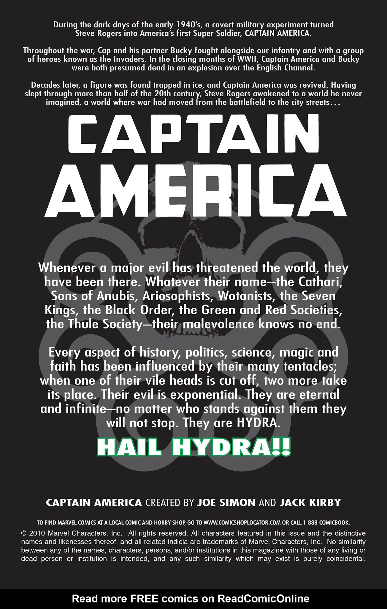 Read online Captain America: Hail Hydra comic -  Issue #1 - 2