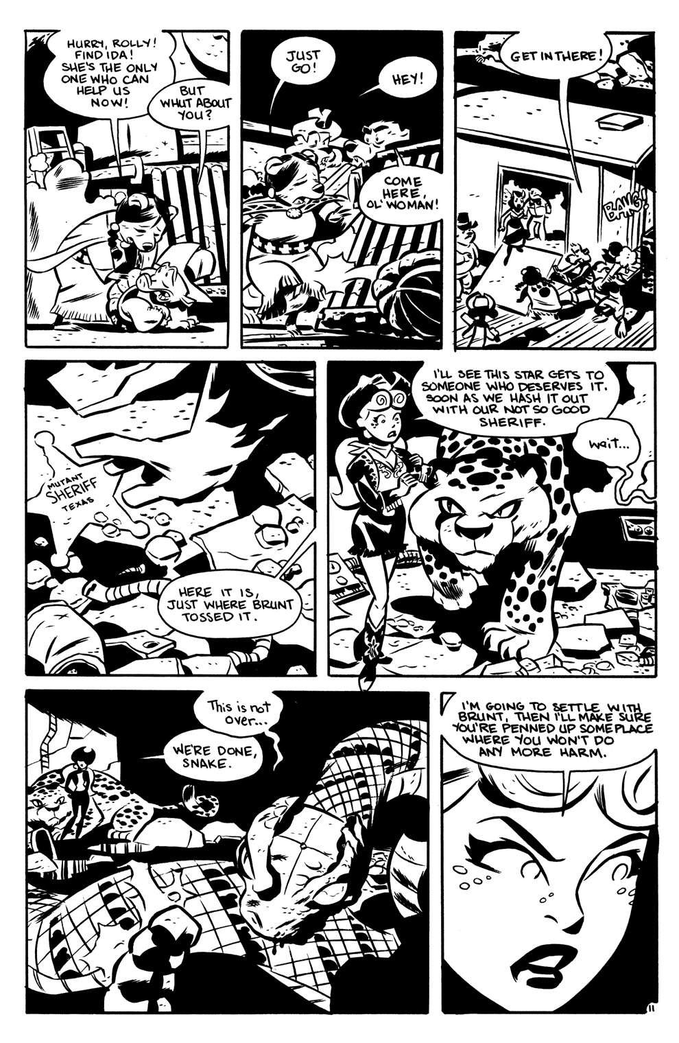 Read online Mutant, Texas: Tales of Sheriff Ida Red comic -  Issue #4 - 13