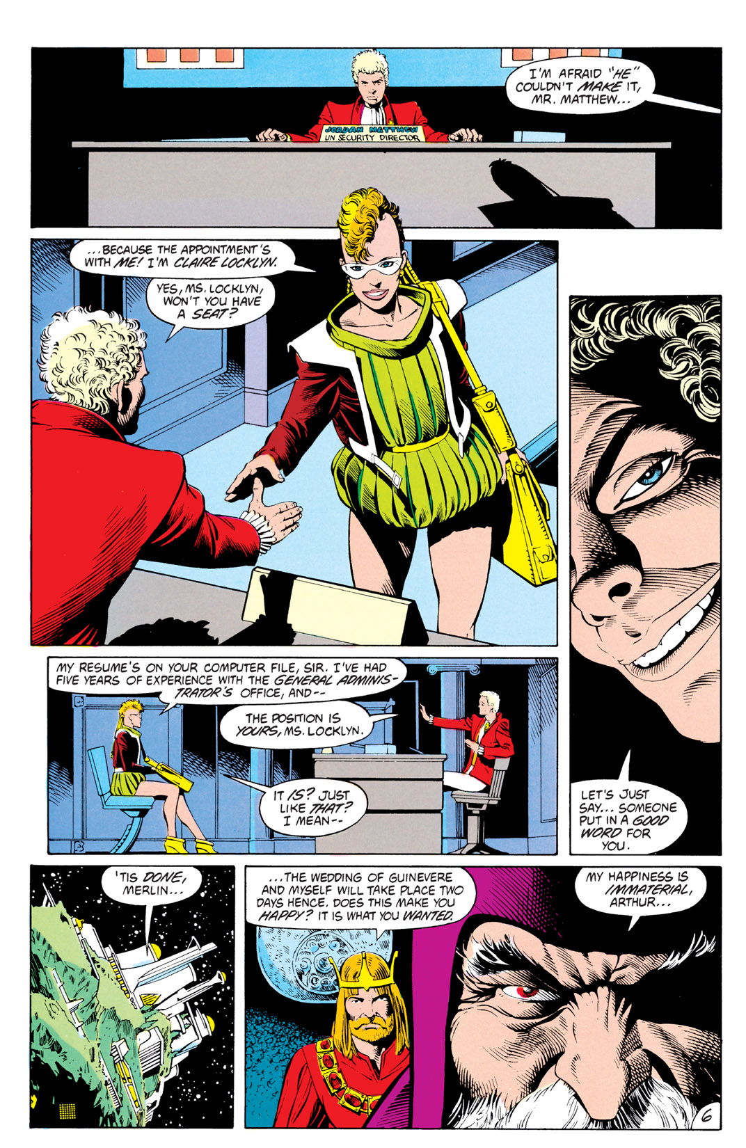 Read online Camelot 3000 comic -  Issue #6 - 8