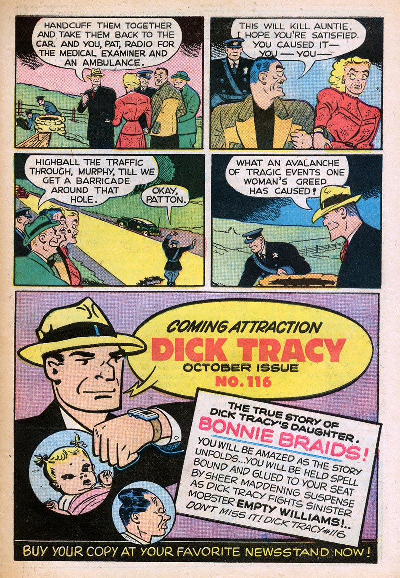 Read online Dick Tracy comic -  Issue #115 - 21